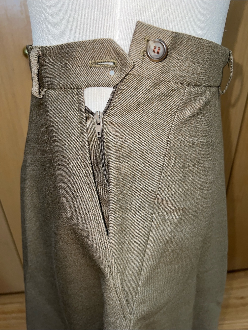 Vintage Ralph Lauren Wool Maxi Skirt Size 8 - Picture 5 of 8